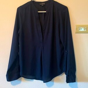 Navy Blue Blouse Barely Worn